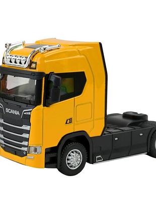 Дитячий іграшковий трейлер ap7539ab(yellow) світло, звук