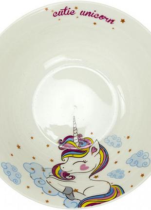 Салатник керамічний "cutie unicorn" 430 мл 75001126/галерея