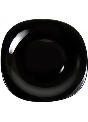 Тарілка скло "luminarc.carine ir black" 26 см квадратна h3666/8951/95191/l9817