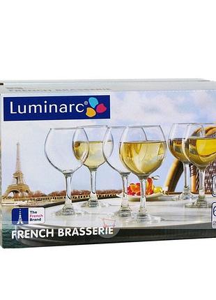 Набір luminarc oc3 french brasserie із 6 келихів для вина h9451/1