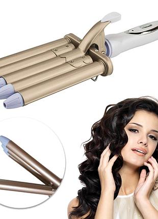 Плойка для волос пять волн geemy gm 2932