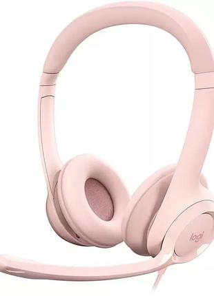Гарнитура logitech usb h390 (981-001281) rose (6857748)