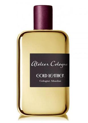 Туалетна вода atelier cologne gold leather 100ml (ліцензія)