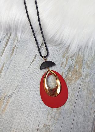 Подвеска finding длинная подвеска кулон масивный черный ос020