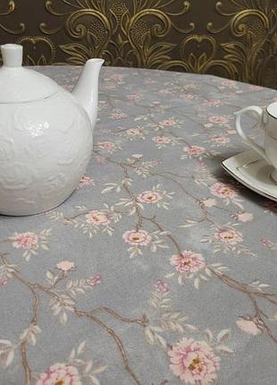 Скатертина арія сіра (140/180 см)