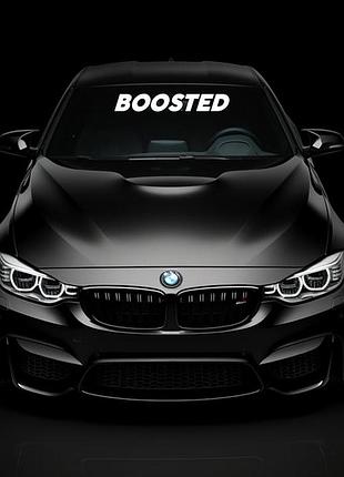 Наклейка на авто / мото / стекло / кузов " дрифт - стрит - тюнинг - boosted " любой цвет