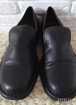 Sioux черные кожаные мужские туфли