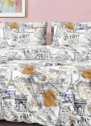 Комплект євротур бязь комфорт текстиль полуторный на резинке