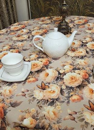 Скатертина аромат, овал (овал 110/140 см)