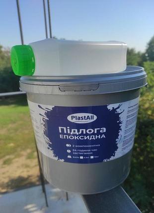 Эпоксидный наливной пол plastall™ для ремонта будок автомобильных 4.8 кг бежевый