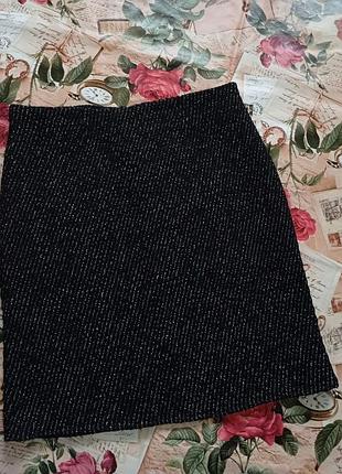 В хорошому стані! тепла! спідниця букле, розмір 54