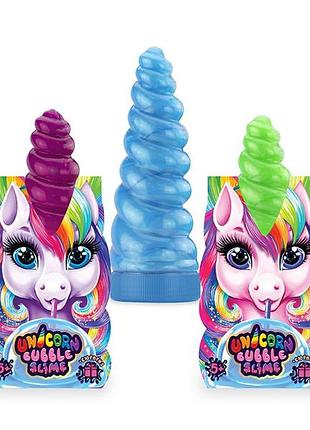 В'язка маса "unicorn bubble slime" рідкий лизун