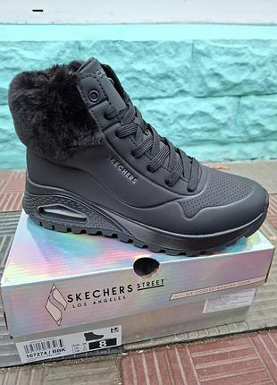 Черевики skechers uno rugged - fall air модель 167274 bbk