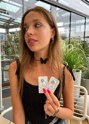 Зеленые цветные контактные линзы для глаз, отличное перекрытие своего цвета + контейнер для хранения /n-18