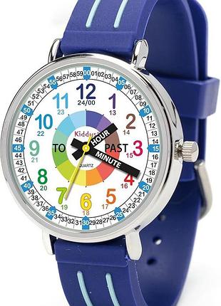 Розвивальний годинник kiddus для дітей, аналоговий наручний годинник для хлопчиків і дівчаток, amazon, німеччина