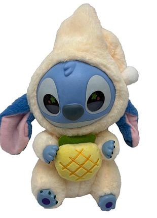 Детская мягкая игрушка-брелок "стич с колпаком" stitch(biege) 26 см