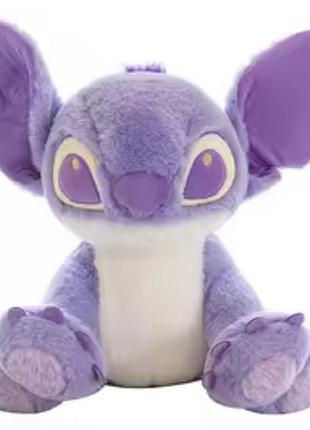 М'яка плюшева іграшка стіч фіолетовий оригінал 40 см, іграшка-обіймашка, іграшки ліло та стіч , гіпоалергенна