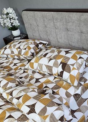 Постельное белье ранфорс-жатка фортуна беж