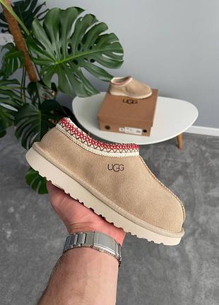 Женские угги ugg tasman sand бежевого цвета