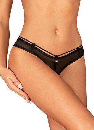 Трусики obsessive roxelia crotchless thong xl/2xl