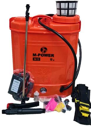 Опрыскиватель аккумуляторный 12л, m-power