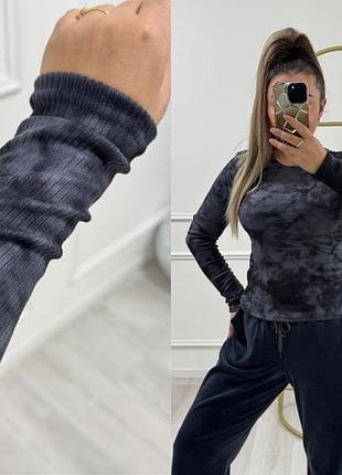 Лонгсліп в сірому кольорі