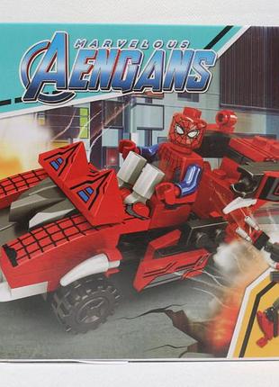 Конструктор месники 80 деталей людина павук aengans марвел ost