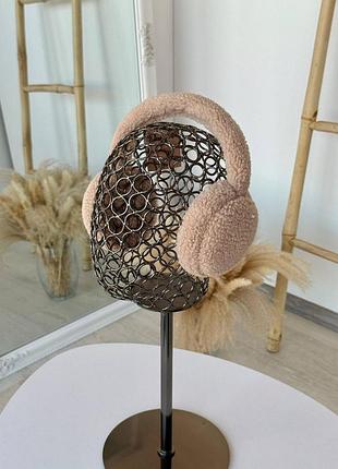 Наушники тедди, наушники зимние, наушники меховые, наушники женские, наушники теплые