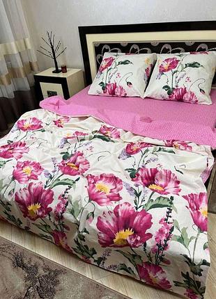 Постільна білизна бязь маки