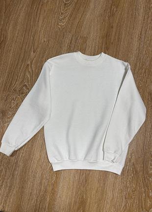 Світшот базовий білий fruit of the loom 12-14 років/158 см