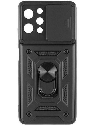 Чохол ummi camshield serge ring для xiaomi redmi 12 / poco m6 pro 5g чорний