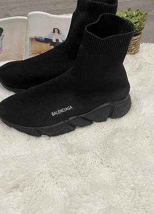 Кросівки носок balenciaga speed trainer black