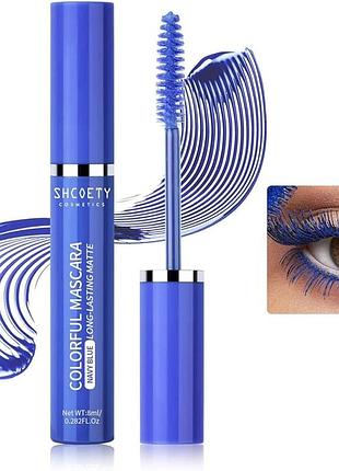 Тушь для ресниц shcoety matte colorful mascara, blue