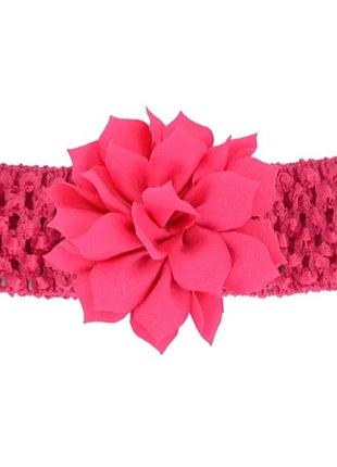Повязка для новорожденных one size малиновый
