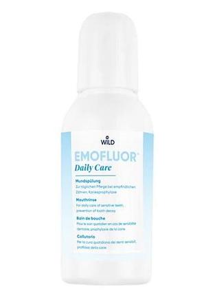 Ополаскиватель рта для чувствительных зубов emoform daily care с минеральными солями и фторидом 50 мл
