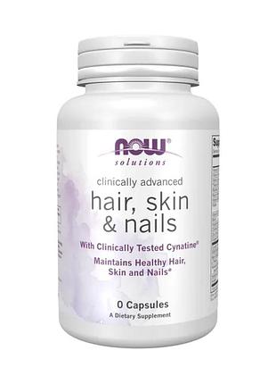 Now клінічно покращений комплекс для волос,шкіри,нігтів 30 капсул