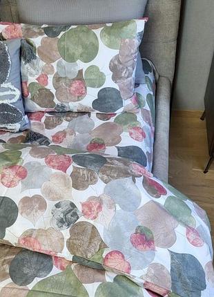 Комплект лістрія бязь премиум комфорт текстиль семейный на резинке