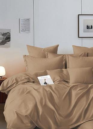 Комплект карамельний ранфорс комфорт текстиль семейный на резинке