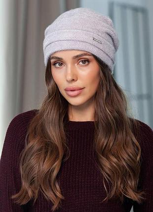 Шапка на флисе, шапка женская, шапка теплая, шапка зимняя, шапка комфортная, шапка мягкая