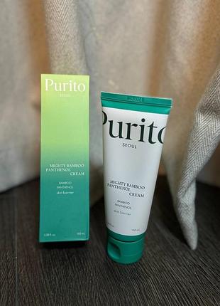 Крем для обличчя purito seoul mighty bamboo panthenol зволожувальний з пантенолом і екстрактом бамбука 100 мл