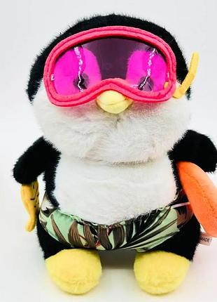 Мягкая игрушка "пингвин в очках" 43см