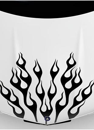 Наліпка на авто / мото / скло / кузов " дрифт - тюнінг - вогонь - полум'я " будь-який колір