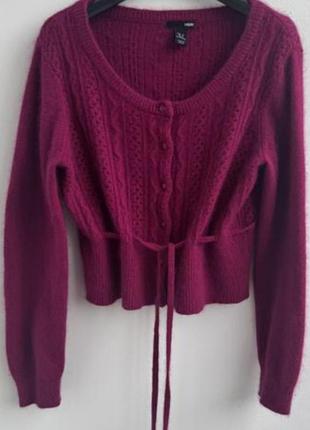 Ангоровый кардиган