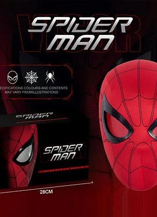 Маска інтерактивна spider man людина павук червона ost