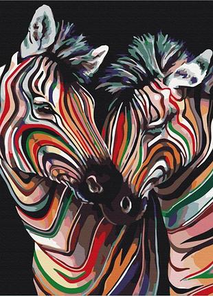 Пара радужных зебр