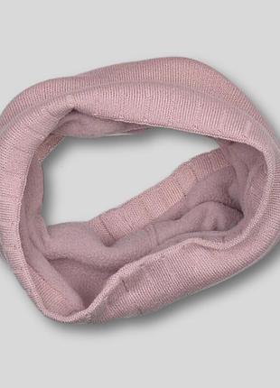 Хомут #008 (нью йорк) на флисе пудра