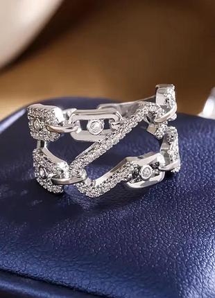 Каблучка кільце messika move joaillerie з камінцями трендове