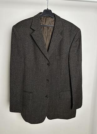 Вовняний щільний теплий піджак