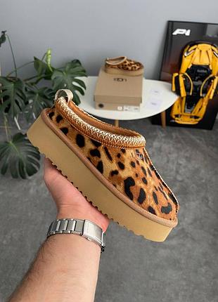 Ugg tasman platform leopard