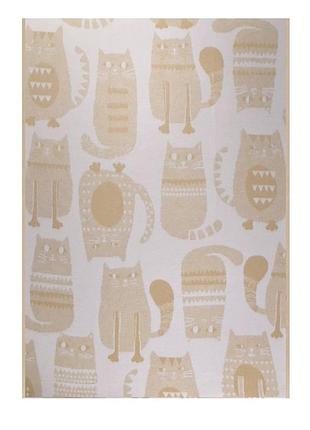 Детское одеяло 100х140см в кроватку из хлопка ярослав котята 07/7 бежевый